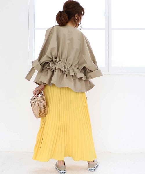 M y u（ミュー）の「高見え大人プリーツ♪プリーツスカート（スカート・レディース・ブルー/パープル/イエロー・FREE）」の9枚目の写真