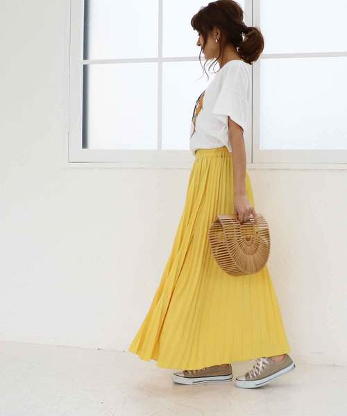 M y u（ミュー）の「高見え大人プリーツ♪プリーツスカート（スカート・レディース・ブルー/パープル/イエロー・FREE）」の22枚目の写真