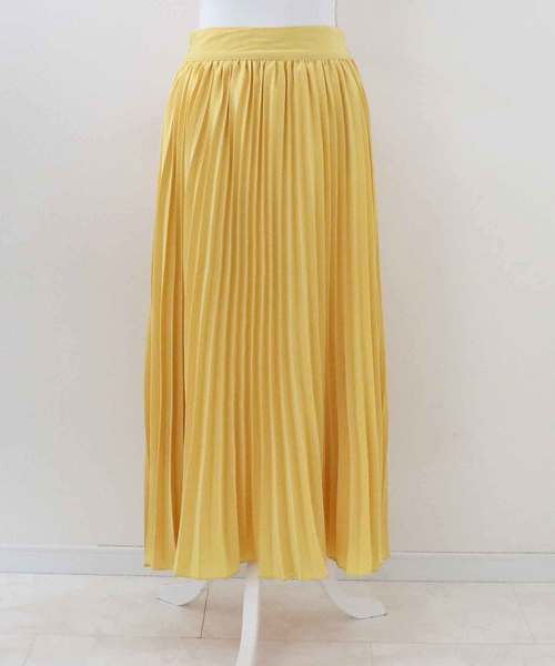 M y u（ミュー）の「高見え大人プリーツ♪プリーツスカート（スカート・レディース・ブルー/パープル/イエロー・FREE）」の15枚目の写真