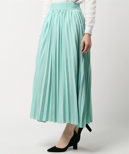 M y u（ミュー）の「高見え大人プリーツ♪プリーツスカート（スカート・レディース・ブルー/パープル/イエロー・FREE）」の7枚目の写真