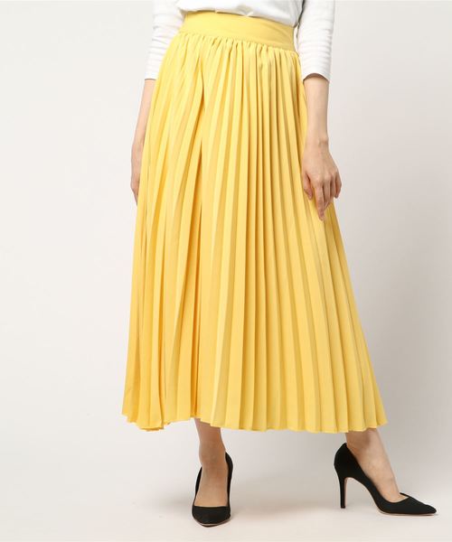 M y u（ミュー）の「高見え大人プリーツ♪プリーツスカート（スカート・レディース・ブルー/パープル/イエロー・FREE）」の13枚目の写真
