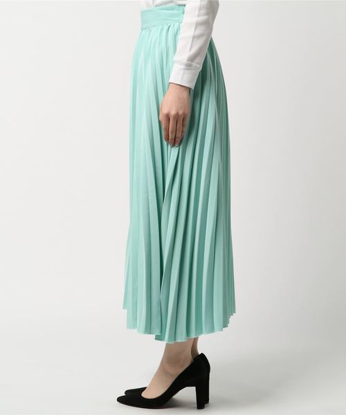 M y u（ミュー）の「高見え大人プリーツ♪プリーツスカート（スカート・レディース・ブルー/パープル/イエロー・FREE）」の5枚目の写真