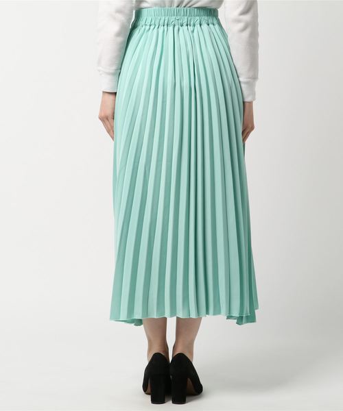 M y u（ミュー）の「高見え大人プリーツ♪プリーツスカート（スカート・レディース・ブルー/パープル/イエロー・FREE）」の4枚目の写真