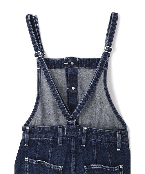 JILL STUART（ジルスチュアート）の「◆Woad blue×JILLSTUART コラボデニムオールインワン（つなぎ/オールインワン・レディース・ブルー/ネイビー・2/4）」の14枚目の写真