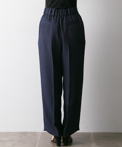 URBAN RESEARCH（アーバンリサーチ）の「ガルーダスラブセンタープレスパンツ（その他パンツ・レディース・ネイビー/ライトベージュ・36/38）」の8枚目の写真