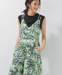 laboratory work | リーフ柄オールインワン(つなぎ/オールインワン)