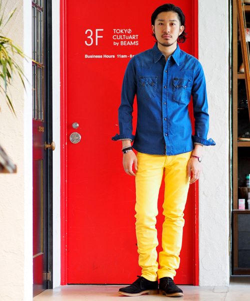 BEAMS（ビームス）の「○LeeJGGRSｳｴｽﾀﾝUSD（シャツ/ブラウス・メンズ・ブルー系その他・SMALL/MEDIUM/LARGE）」の9枚目の写真