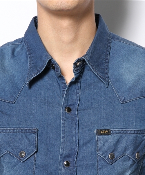 BEAMS（ビームス）の「○LeeJGGRSｳｴｽﾀﾝUSD（シャツ/ブラウス・メンズ・ブルー系その他・SMALL/MEDIUM/LARGE）」の5枚目の写真