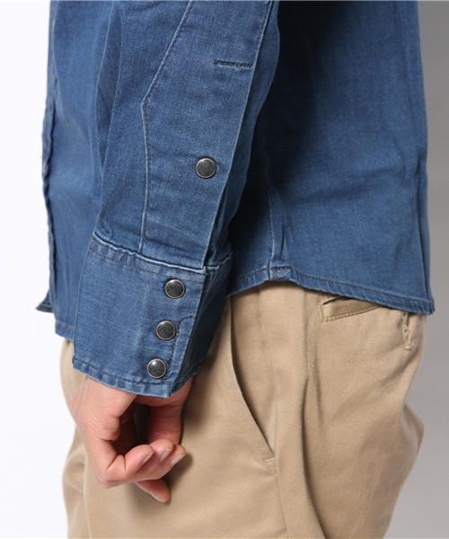 BEAMS（ビームス）の「○LeeJGGRSｳｴｽﾀﾝUSD（シャツ/ブラウス・メンズ・ブルー系その他・SMALL/MEDIUM/LARGE）」の6枚目の写真