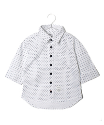 AZUL by moussy | ドットPT7分袖シャツ(シャツ/ブラウス)