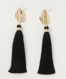 【LenO】ロングタッセルピアス
