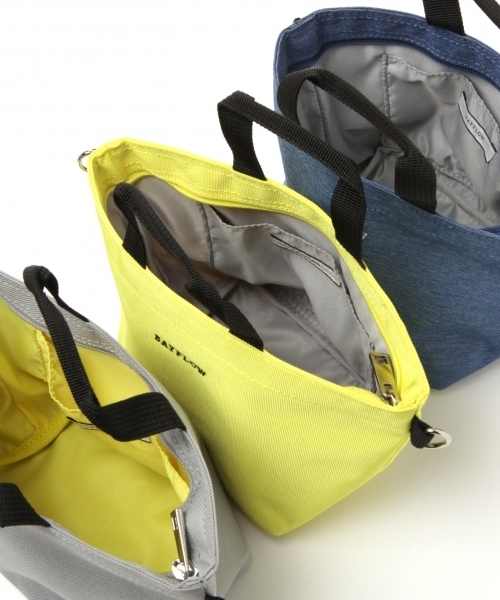 BAYFLOW（ベイフロー）の「2WAY ミニトートショルダー（ショルダーバッグ・レディース・ライトグレー/ブラック/イエロー/インディゴブルー・FREE）」の16枚目の写真