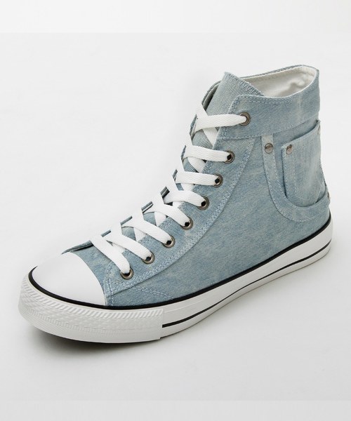 8(eight)（エイト）の「デニムスニーカー メンズ デニム ハイカット