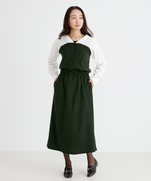 カルゼジャージービスチェワンピース カルゼジャージービスチェワンピース