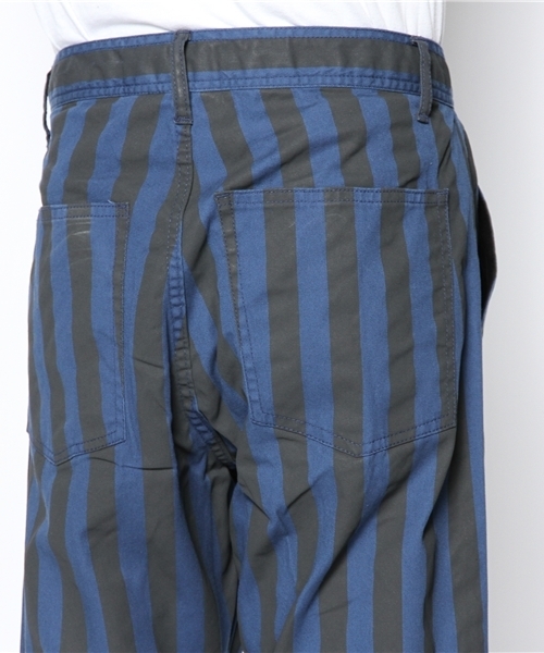 WEGO（ウィゴー）の「WEGO/ボールドストライプトラウザー（チノパンツ・メンズ・ホワイト/ネイビー・MEDIUM/LARGE）」の6枚目の写真