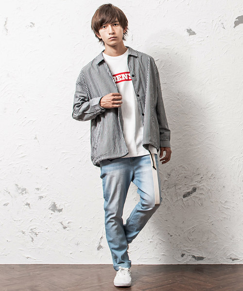 MinoriTY（マイノリティ）の「メンズドロップショルダーコーチジャケット（その他アウター・メンズ・ブラック系その他/グレー/レッド/ブラック/ワイン/グリーン/ブルー系その他・L/M）」の9枚目の写真