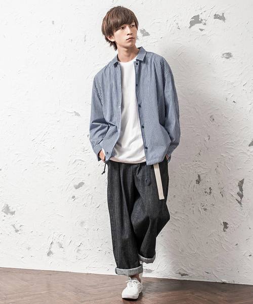 MinoriTY（マイノリティ）の「メンズドロップショルダーコーチジャケット（その他アウター・メンズ・ブラック系その他/グレー/レッド/ブラック/ワイン/グリーン/ブルー系その他・L/M）」の12枚目の写真