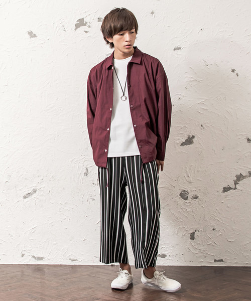 MinoriTY（マイノリティ）の「メンズドロップショルダーコーチジャケット（その他アウター・メンズ・ブラック系その他/グレー/レッド/ブラック/ワイン/グリーン/ブルー系その他・L/M）」の14枚目の写真