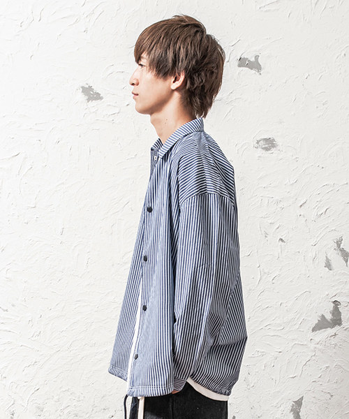 MinoriTY（マイノリティ）の「メンズドロップショルダーコーチジャケット（その他アウター・メンズ・ブラック系その他/グレー/レッド/ブラック/ワイン/グリーン/ブルー系その他・L/M）」の15枚目の写真