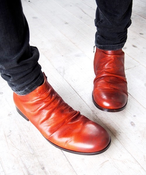 PADRONE（パドローネ）の「SHORT SIDE ZIP BOOTS (PADRONE)（ブーツ・メンズ・ブラック/ブラウン/ベージュ・26.5/27.5）」の16枚目の写真