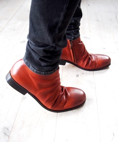 PADRONE（パドローネ）の「SHORT SIDE ZIP BOOTS (PADRONE)（ブーツ・メンズ・ブラック/ブラウン/ベージュ・26.5/27.5）」の17枚目の写真