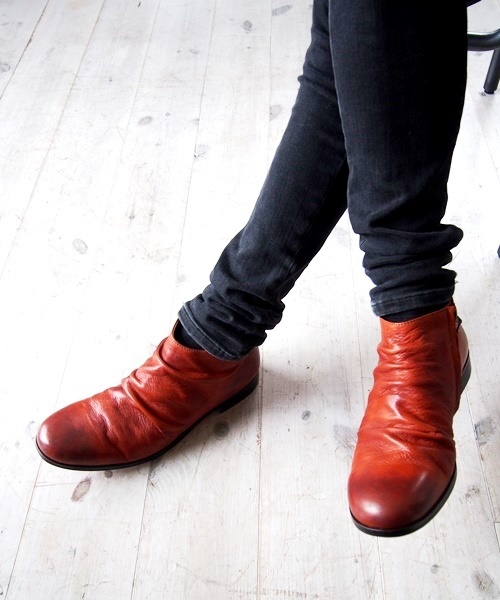 PADRONE（パドローネ）の「SHORT SIDE ZIP BOOTS (PADRONE)（ブーツ・メンズ・ブラック/ブラウン/ベージュ・26.5/27.5）」の20枚目の写真