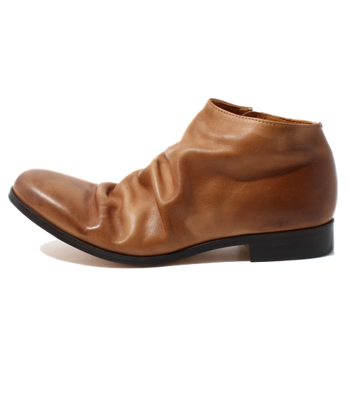 PADRONE（パドローネ）の「SHORT SIDE ZIP BOOTS (PADRONE)（ブーツ・メンズ・ブラック/ブラウン/ベージュ・26.5/27.5）」の4枚目の写真