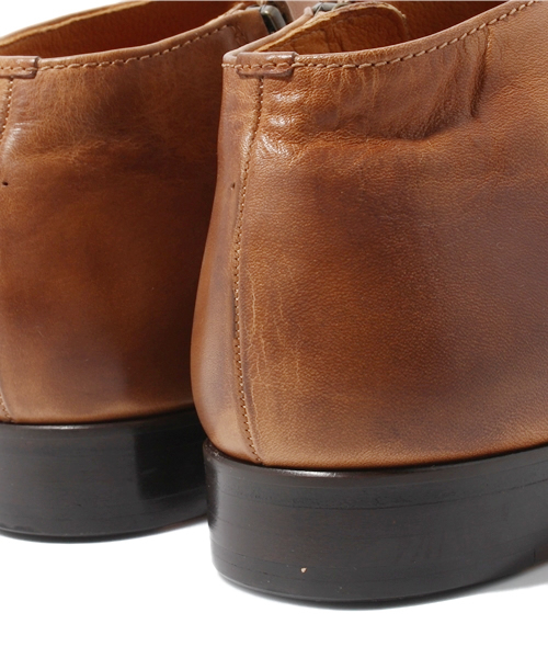 PADRONE（パドローネ）の「SHORT SIDE ZIP BOOTS (PADRONE)（ブーツ・メンズ・ブラック/ブラウン/ベージュ・26.5/27.5）」の10枚目の写真