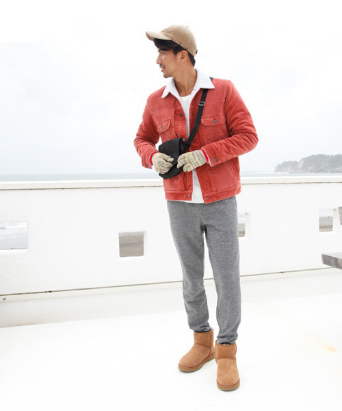 BAYFLOW（ベイフロー）の「ボアランチジャケット　18AW（ブルゾン・メンズ・クリアブルー/ベージュ/オレンジ・MEDIUM/LARGE/X-LARGE/SMALL）」の9枚目の写真