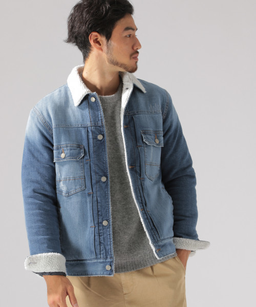 BAYFLOW（ベイフロー）の「ボアランチジャケット　18AW（ブルゾン・メンズ・クリアブルー/ベージュ/オレンジ・MEDIUM/LARGE/X-LARGE/SMALL）」の11枚目の写真