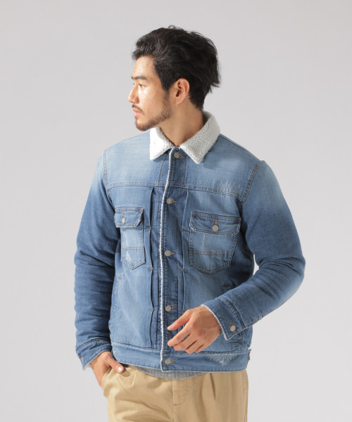 BAYFLOW（ベイフロー）の「ボアランチジャケット　18AW（ブルゾン・メンズ・クリアブルー/ベージュ/オレンジ・MEDIUM/LARGE/X-LARGE/SMALL）」の15枚目の写真