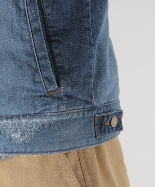 BAYFLOW（ベイフロー）の「ボアランチジャケット　18AW（ブルゾン・メンズ・クリアブルー/ベージュ/オレンジ・MEDIUM/LARGE/X-LARGE/SMALL）」の16枚目の写真