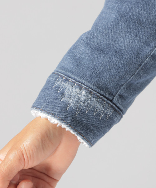 BAYFLOW（ベイフロー）の「ボアランチジャケット　18AW（ブルゾン・メンズ・クリアブルー/ベージュ/オレンジ・MEDIUM/LARGE/X-LARGE/SMALL）」の22枚目の写真