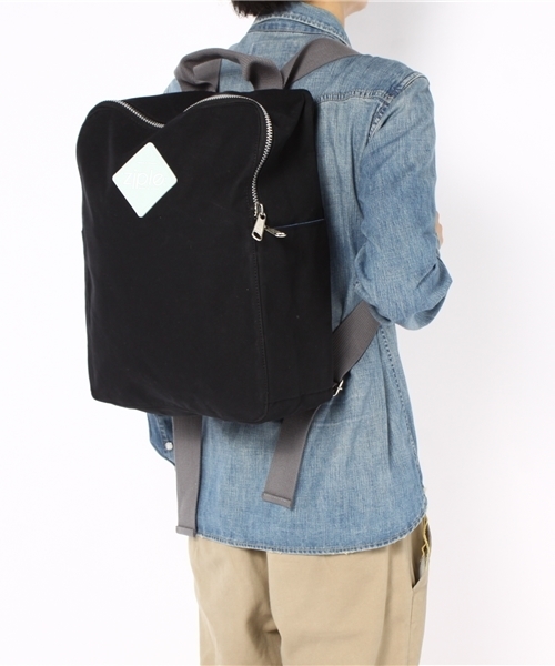 WHO'S WHO gallery（フーズフーギャラリー）の「【ziple】パラフィンリュック（バックパック/リュック・メンズ・ブルー/ブラック/オフホワイト・FREE）」の12枚目の写真