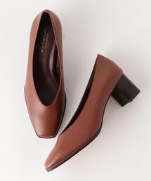 BEAUTY&YOUTH UNITED ARROWS | BY∴ フェイクレザー スクエアトゥパンプス(パンプス)