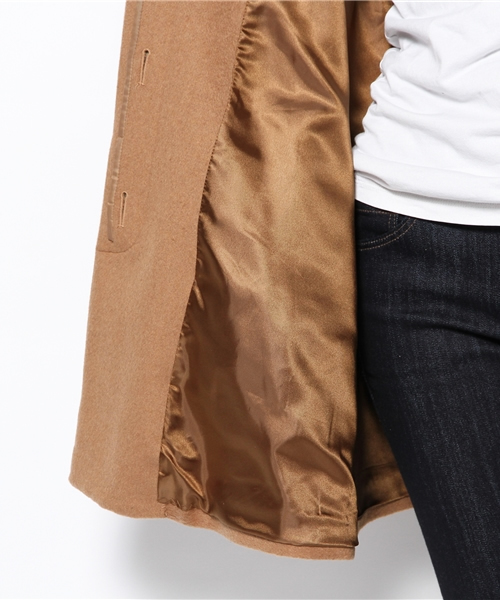 Soareak（ソアリーク）の「FOXファーツキテントラインコート（その他アウター・レディース・ネイビー/キャメル/マスタード・MEDIUM）」の22枚目の写真