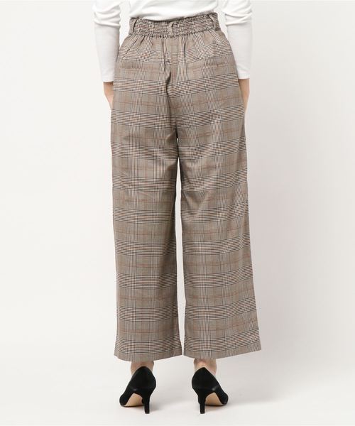 LOWRYS FARM（ローリーズファーム）の「キモウワイドパンツ　822789（その他パンツ・レディース・ブラウン/グレー・MEDIUM/LARGE）」の4枚目の写真