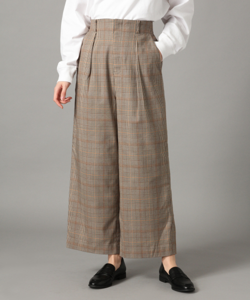 LOWRYS FARM（ローリーズファーム）の「キモウワイドパンツ　822789（その他パンツ・レディース・ブラウン/グレー・MEDIUM/LARGE）」の2枚目の写真