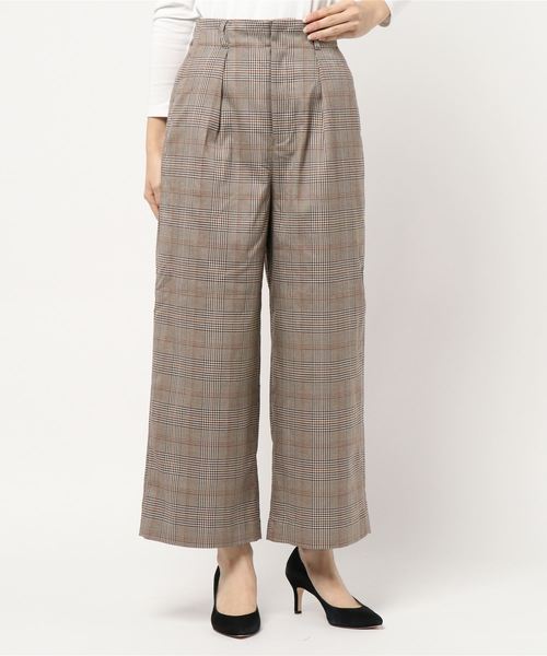 LOWRYS FARM（ローリーズファーム）の「キモウワイドパンツ　822789（その他パンツ・レディース・ブラウン/グレー・MEDIUM/LARGE）」の10枚目の写真