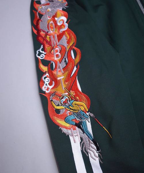 rovtski（ロフトスキー）の「LEESMA ドラゴンジャージー/LEESMA DRAGON JERZY（ブルゾン・レディース・ブラック/グリーン・FREE）」の16枚目の写真