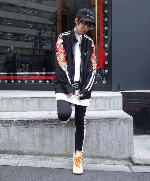 rovtski（ロフトスキー）の「LEESMA ドラゴンジャージー/LEESMA DRAGON JERZY（ブルゾン・レディース・ブラック/グリーン・FREE）」の19枚目の写真