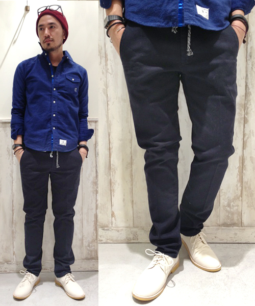 CIAOPANIC TYPY（チャオパニックティピー）の「起毛カツラギリブパンツ（その他パンツ・メンズ・ベージュ/マスタード/ブラック/ホワイト/ネイビー/オリーブ・SMALL/LARGE/MEDIUM）」の5枚目の写真