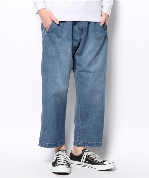 WEGO（ウィゴー）の「WEGO/ルーズシルエットデニムパンツ（デニムパンツ・メンズ・インディゴブルー/ライトインディゴブルー・FREE）」の3枚目の写真