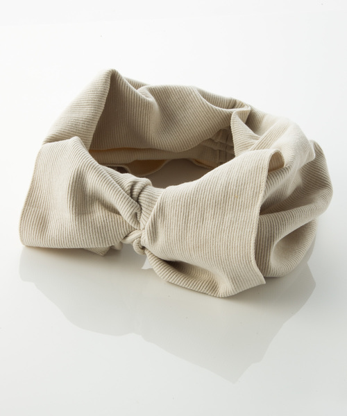 CLEA（クレア）の「ビック リボン ターバン（ヘアバンド・レディース・ブラック/ベージュ/グレー/アイボリー/ブラウン/オリーブ/ダークブラック/ブルー・FREE）」の17枚目の写真