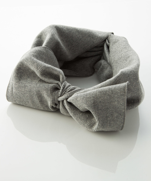 CLEA（クレア）の「ビック リボン ターバン（ヘアバンド・レディース・ブラック/ベージュ/グレー/アイボリー/ブラウン/オリーブ/ダークブラック/ブルー・FREE）」の19枚目の写真