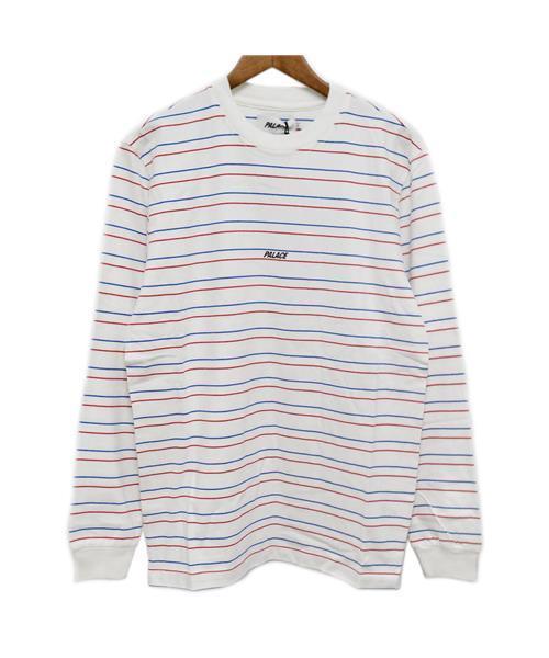 ブランド古着】Basically A Stripe Tee ロゴプリントボーダークルー 