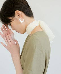 LOWRYS FARM | シフォンムジスカーフネックレス　840008(ネックレス)