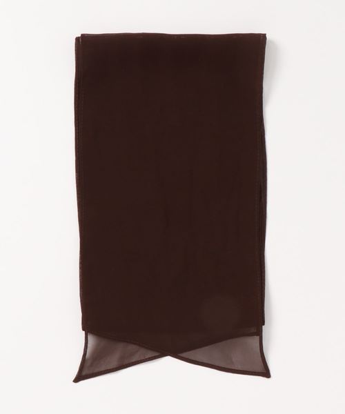 LOWRYS FARM（ローリーズファーム）の「シフォンムジスカーフネックレス　840008（ネックレス・レディース・ブラウン/ブルー/アイボリー・FREE）」の4枚目の写真