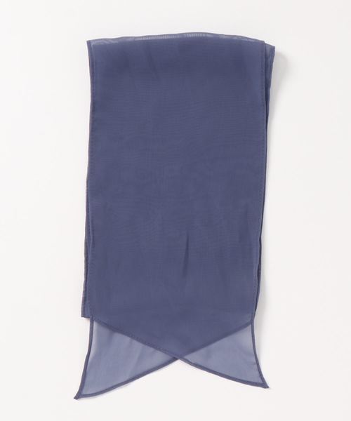 LOWRYS FARM（ローリーズファーム）の「シフォンムジスカーフネックレス　840008（ネックレス・レディース・ブラウン/ブルー/アイボリー・FREE）」の6枚目の写真