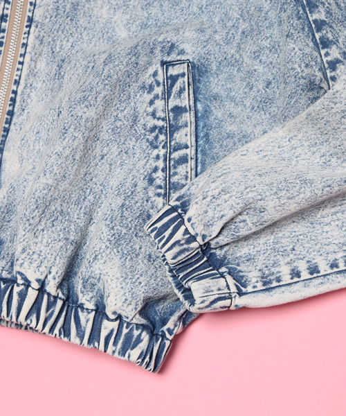 L.D.S.（エルディーエス）の「“COTTON CANDY HIGH” SAILOR BLOUSON（デニムジャケット・レディース・ブルー系/ネイビー系/ピンク系・FREE）」の16枚目の写真